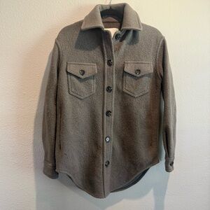 Aritzia Wilfred Wool Ganna Shirt Jacket Shacket XXS